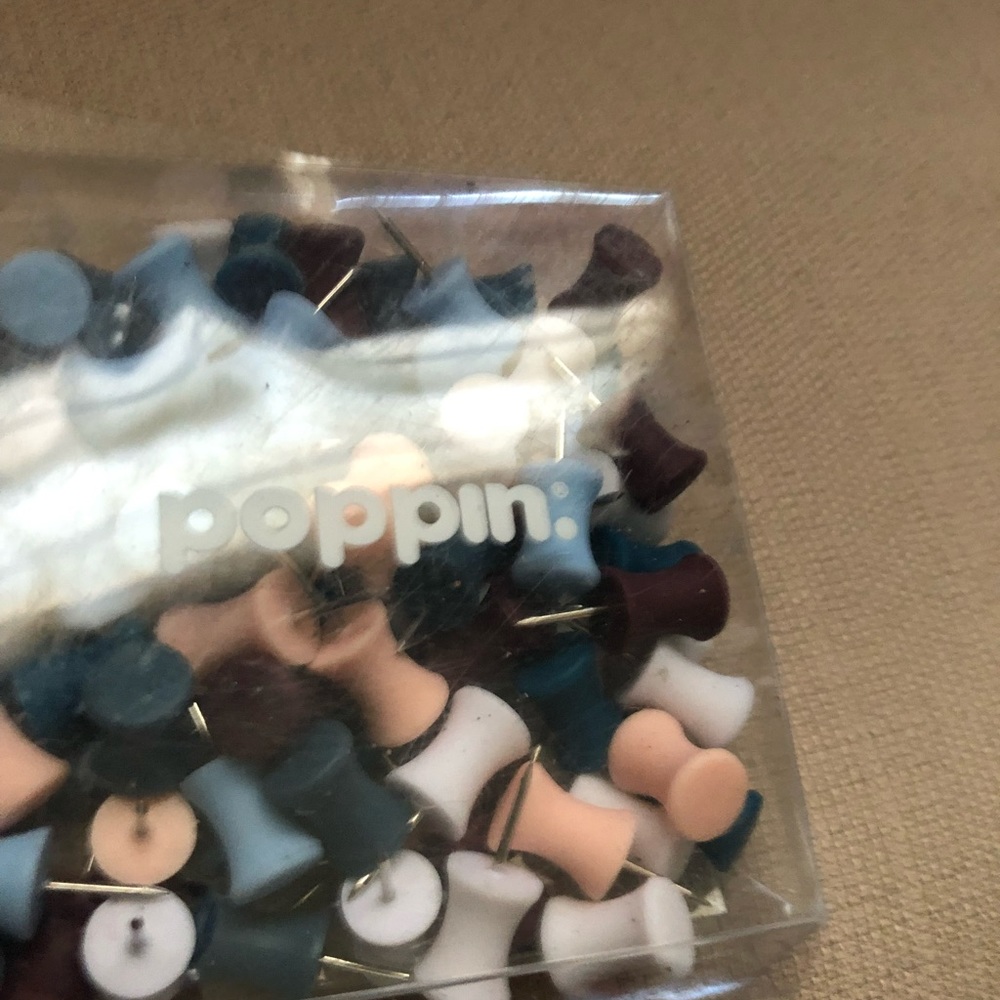 NWT poppin pushpins